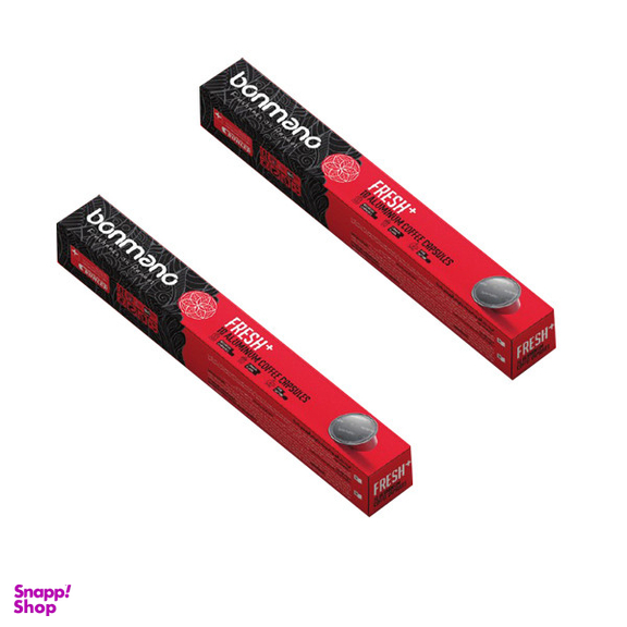 کپسول قهوه فرش پلاس بن مانو بسته 2 عددی