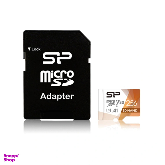 کارت حافظه MicroSDXC سیلیکون پاور مدل CL10 Superior UHS-I V30 A1 4K UHD ظرفیت 256 گیگابایت