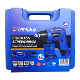 پیچ گوشتی شارژی تندیس مدل TT-2202 مجموعه 48 عددی