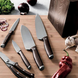 ست چاقو آشپزخانه 7 پارچه برگهف مدل ESSENTIALS