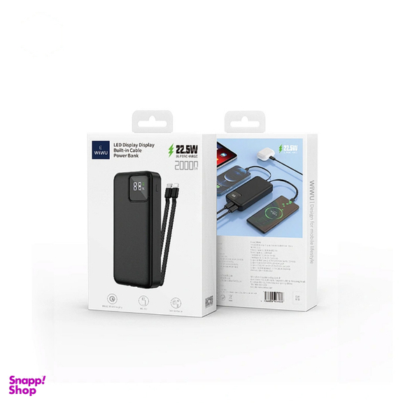 پاوربانک ویوو مدل JC-22 ظرفیت 20000 میلی آمپر ساعت