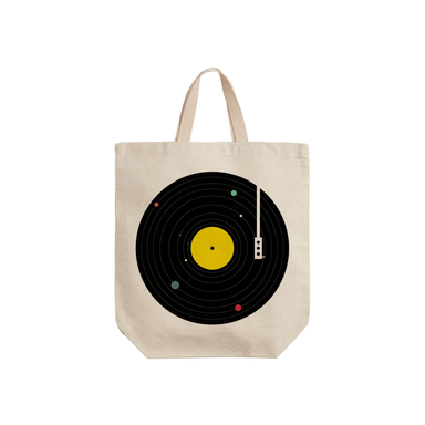 ساک خرید ترمه طراحان ایده مدل موزیک کهکشانی کد cfp1523 - S