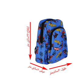 کوله پشتی پسرانه طرح مرد عنکبوتی کد bhgtr987