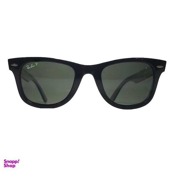 عینک آفتابی ری بن پلاریزه مدل Wayfarer کد 2140 رنگ مشکی