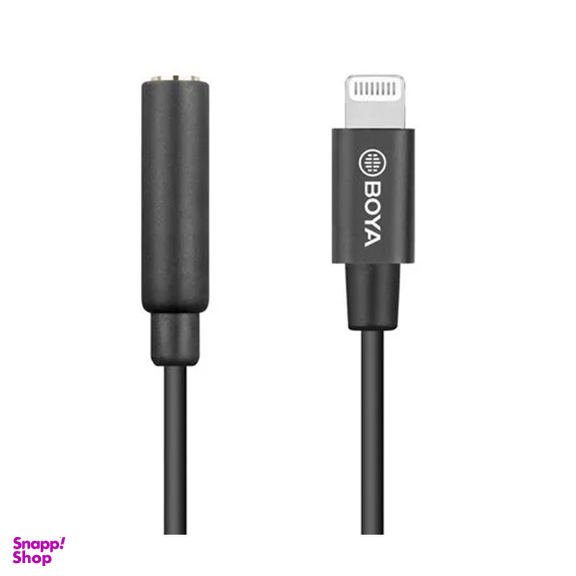 کابل تبدیل Jack 3.5mm Female به Lightning بویا مدل BY-K3