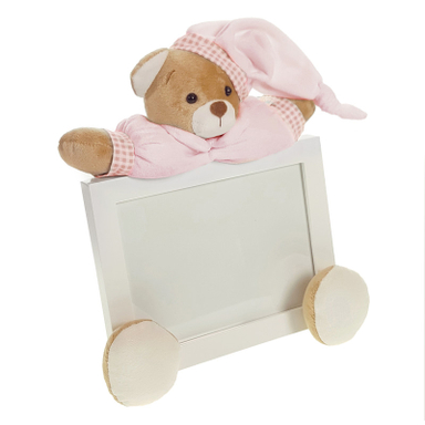 قاب عکس کودک نی نی سیس مدل خرس نانان کد GH-N-Pink/13x18