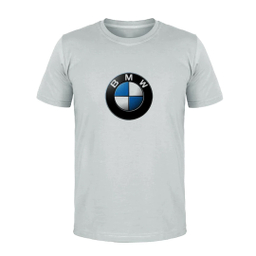 تیشرت آستین کوتاه مردانه طرح BMW کد L09 رنگ طوسی