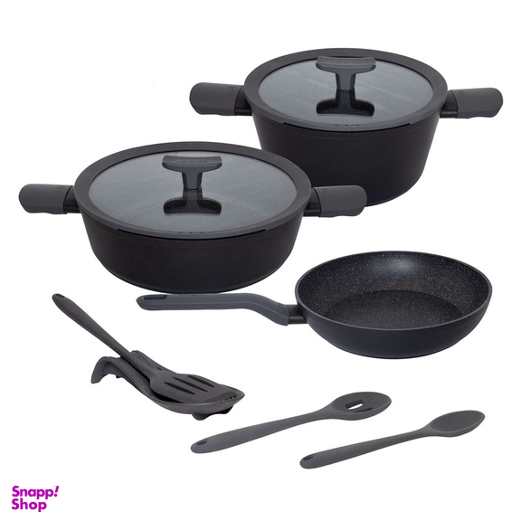 سرویس قابلمه و تابه گرانیت 9 پارچه لیدوما مدل لئو