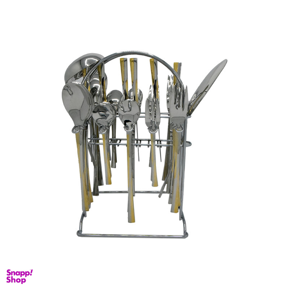 سرویس قاشق و چنگال 51 پارچه برگامو کد 808G