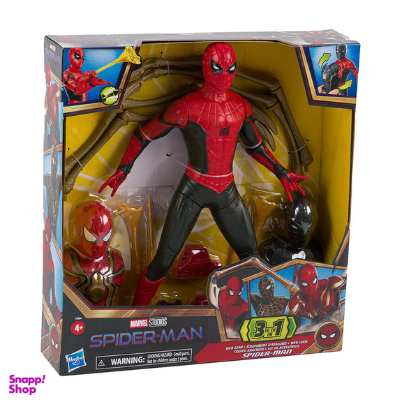 اکشن فیگور هاسبرو مدل Spider-Man No Way Home 3 In 1
