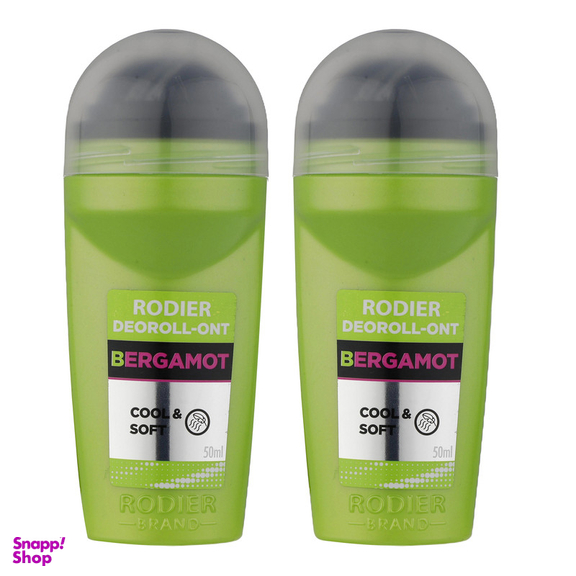 رول ضد تعریق رودیر مدل Bergamot Cool Soft حجم 50 میلی‌لیتر مجموعه 2 عددی