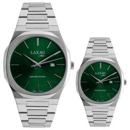 ست ساعت مچی عقربه ای زنانه و مردانه لاکسمی مدل 4-8558