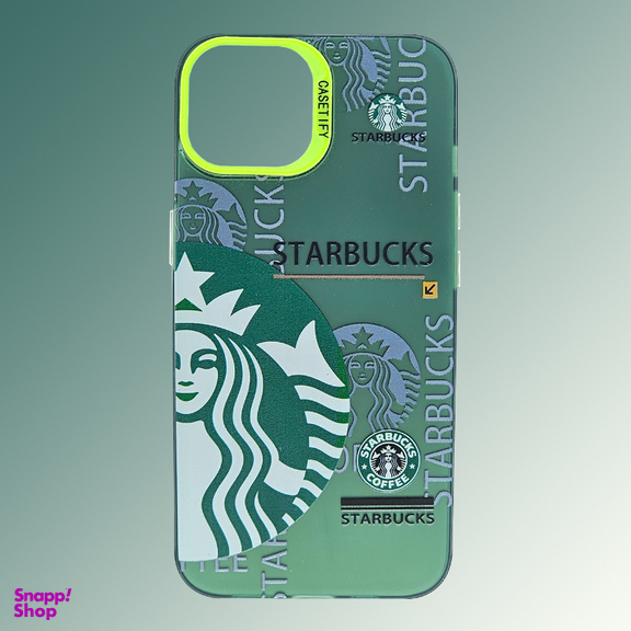 قاب گوشی موبایل مدل استاربکس کد کافی مناسب برای اپل iPhone 13 / 14