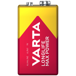 باتری کتابی وارتا مدل Longlife Max Power 9V