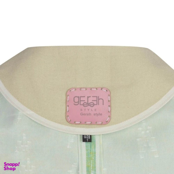 مانتو زنانه گره استایل مدل نیلای رنگ نیلی