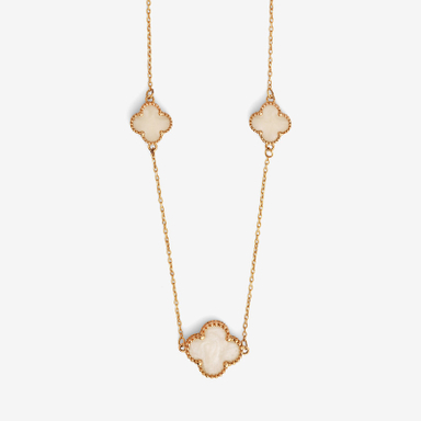 گردنبند طلا 18 عیار زنانه با زنجیر طرح ونکلیف سین سان مدل A75