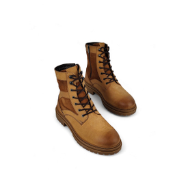 نیم بوت مردانه چرم کاکتوس مدل s۴۰۲۵ رنگ عسلی