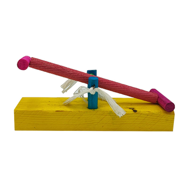 اسباب بازی پرنده مدل الاکلنگ مناسب طوطی و پرندگان زینتی