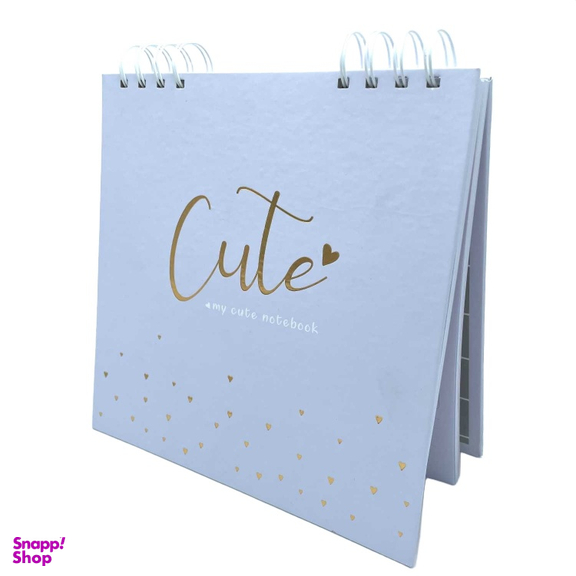 دفتر 120 برگ خشتی مدل Cute