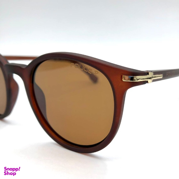 عینک آفتابی مردانه پلیس مدل P1707 رنگ قهوه ای