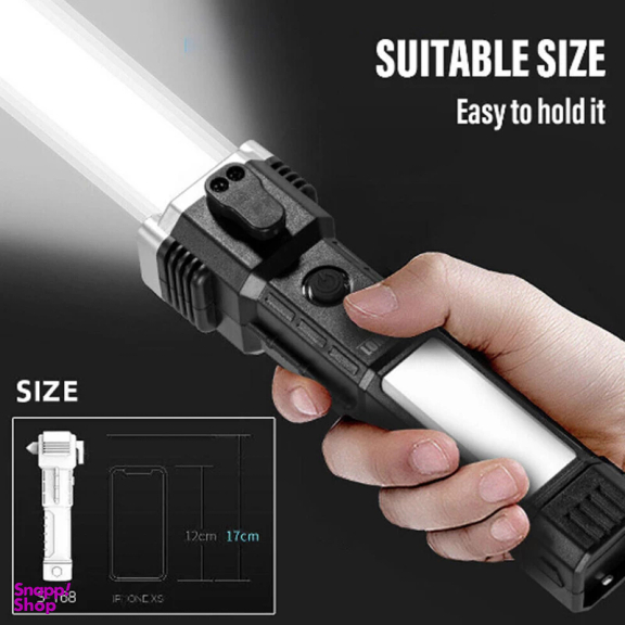 چراغ قوه دستی مدل 8 کاره led torch