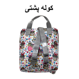 کوله پشتی کودک سیی مدل سه کاره پرنده جغد کد 1633.7