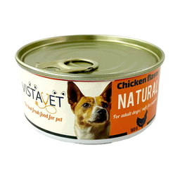 کنسرو غذای سگ ویستاوت طعم مرغ مدل نچرال وزن 180 گرم