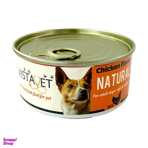 کنسرو غذای سگ ویستاوت طعم مرغ مدل نچرال وزن 180 گرم