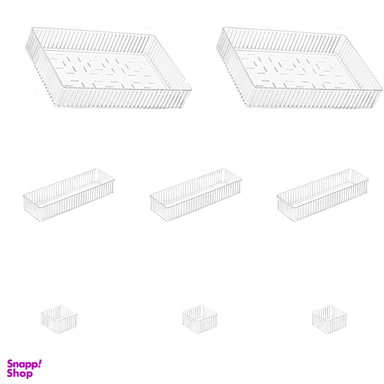استند لوازم آرایشی مدل کالافان مجموعه 8 عددی