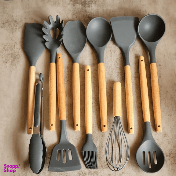 ست کفگیر و ملاقه 12 پارچه مدل فدک کد 45