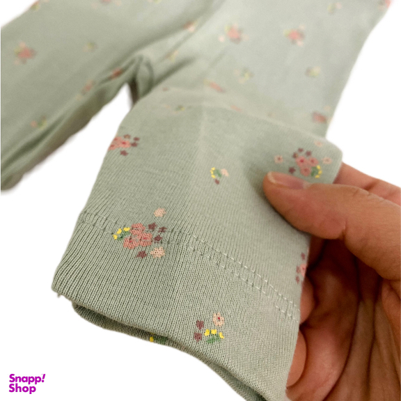 شلوار راحتی نوزادی مدل گل دار کمر پهن