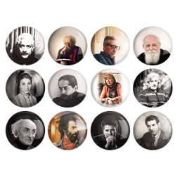 پیکسل ترمه طراحان ایده مدل نویسندگان و شاعران کد 1641 مجموعه 12 عددی