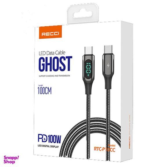 کابل دیتا USB Type-C رسی مدل RTC-P10CC طول 1 متر