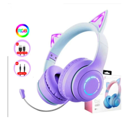 هدست بلوتوثی مدل فانتزی گربه ای کد YPSOR-STN07