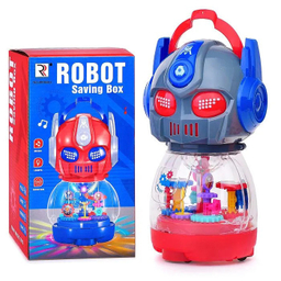 اسباب بازی ناب سل مدل چرخ دنده ای قلک طرح رباتی موزیکال