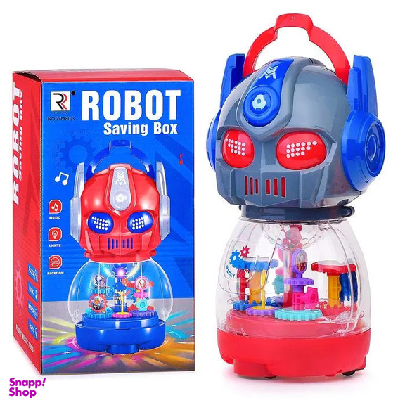 اسباب بازی ناب سل مدل چرخ دنده ای قلک طرح رباتی موزیکال