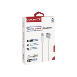 کابل شارژ مک بوک پرومیت مدل MAGCORD-140PD طول 2 متر