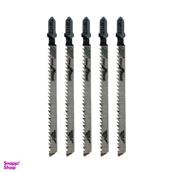 تیغه اره عمودبر ولف مدل YPB-WOOD/MDF-T301CD مجموعه 5 عددی