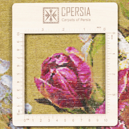 تابلو فرش دستباف سی پرشیا مدل گل در گلدان سرامیکی کد 903650