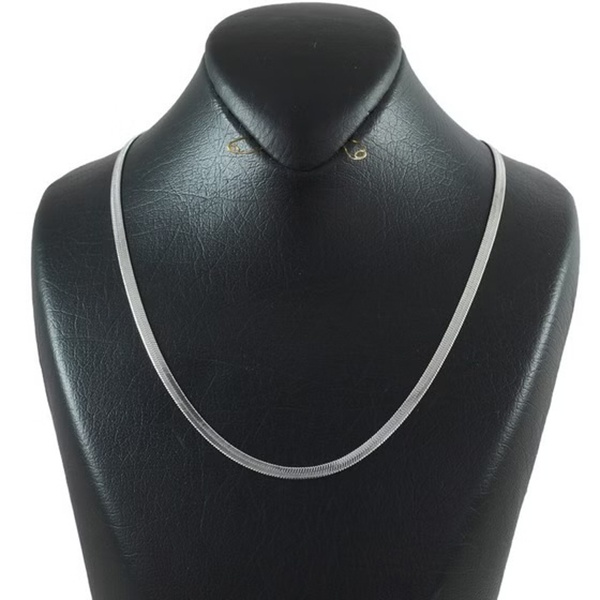 گردنبند نقره زنانه گیرا مدل هرینگبون G0179