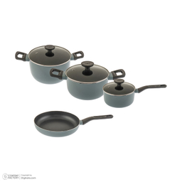 سرویس قابلمه و تابه استیل 7 پارچه برگهف مدل Slate کد 0407