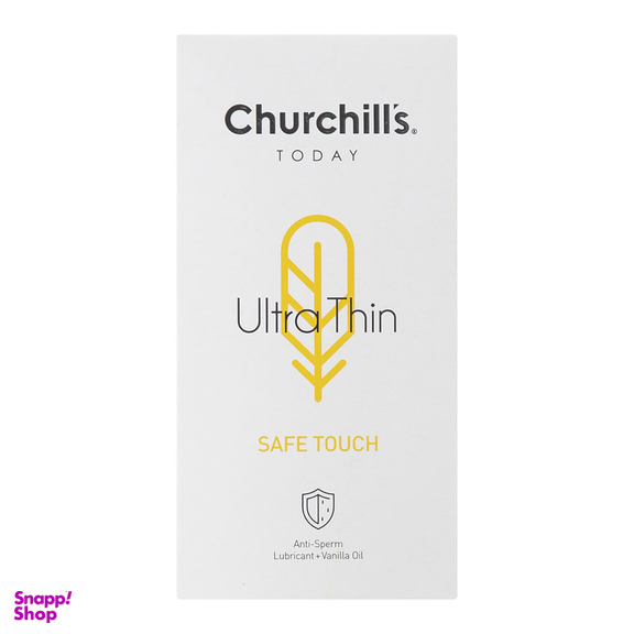 کاندوم چرچیلز مدل Ultra Thin بسته 12 عددی