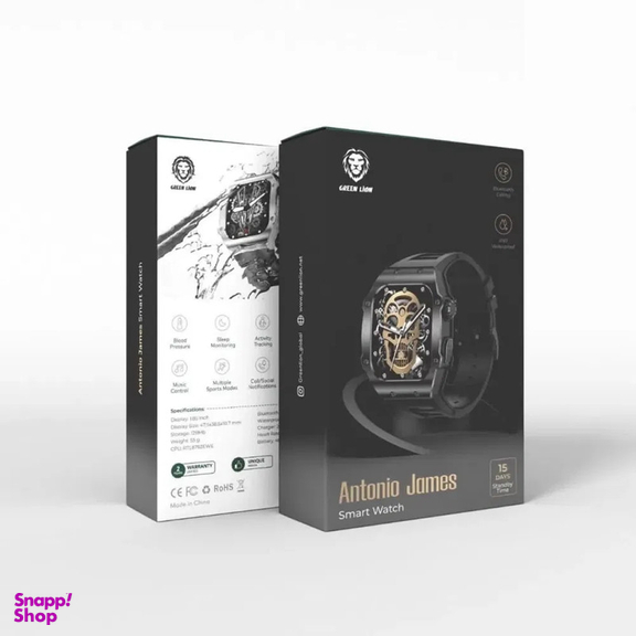 ساعت هوشمند گرین لاین مدل Antonio James سایز 1.85 اینچ