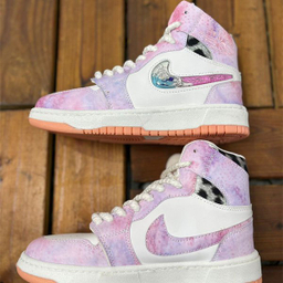 کتانی زنانه طرح نایک مدل دراگون کد 1246 رنگ صورتی