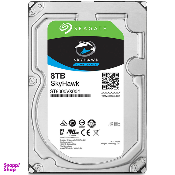 هارددیسک اینترنال سیگیت مدل SkyHawk ST8000VX004 ظرفیت 8 ترابایت