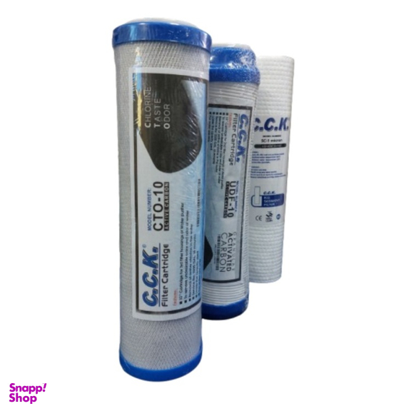 فیلتر 3 مرحله ای دستگاه تصفیه آب سی سی کا مدل ST-3 مجموعه 3 عددی