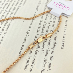 زنجیر زنانه ژوپینگ مدل طنابی کد N4296