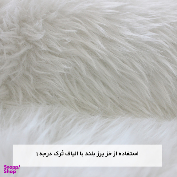 فرش ماشینی شاران هوم مدل 01 طرح خز پرز بلند اولترا سافت