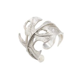 انگشتر زنانه طرح برگ انجیری کد 332