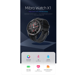 ساعت هوشمند میبرو مدل Mibro Watch X1